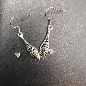 Elegant Silver Filigree Earrings